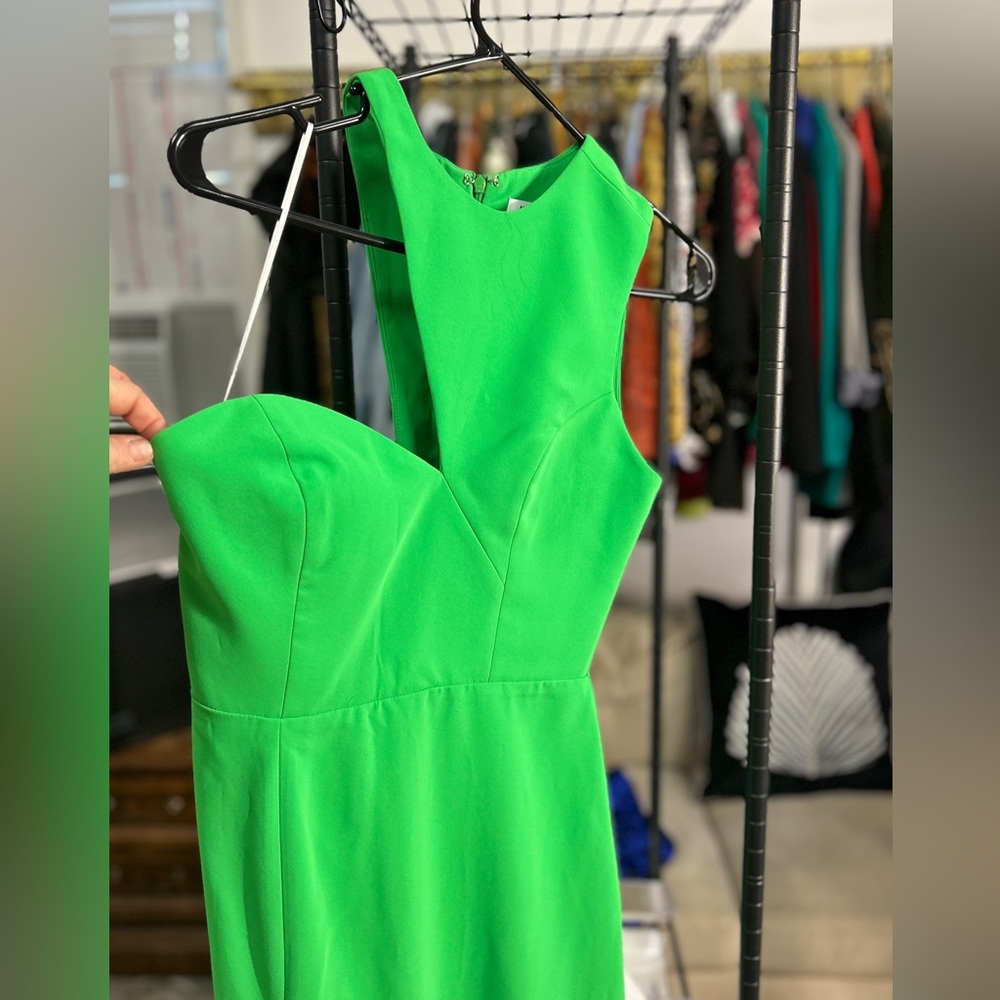 Amanda Uprichard x Revolve Gilda Gown in Grass - Picture 5 of 10